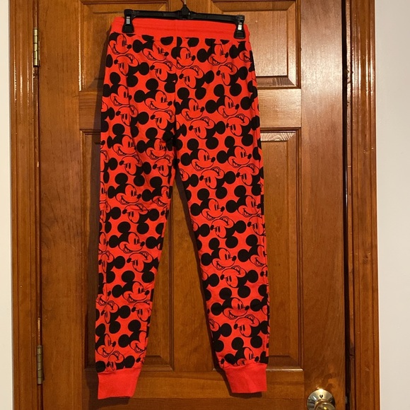 Disney Mickey Mouse Red & Black Sweatshirt & Joggers Set - Picture 7 of 10